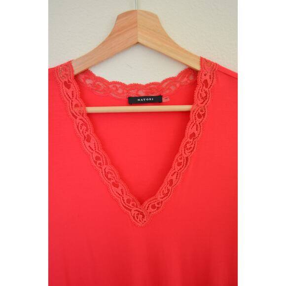 Natori Feathers Essential Sleepshirt Pink New With Tag Size X Small - Picture 5 of 7